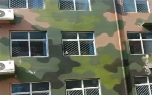 大庆墙面军用迷彩施工方案